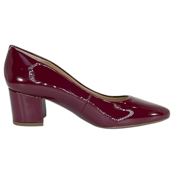 Easy Spirit Cosma3 Dark Plum Patent Leather Womens Pumps Size 8M - Picture 5 of 11